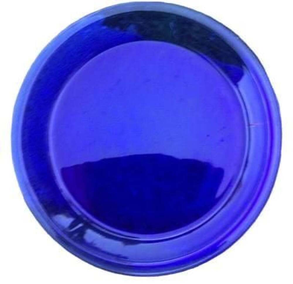 Pristine Vintage Pie Plate 9” Anchor Hocking Cobalt Blue Glass Round Pristine Lo